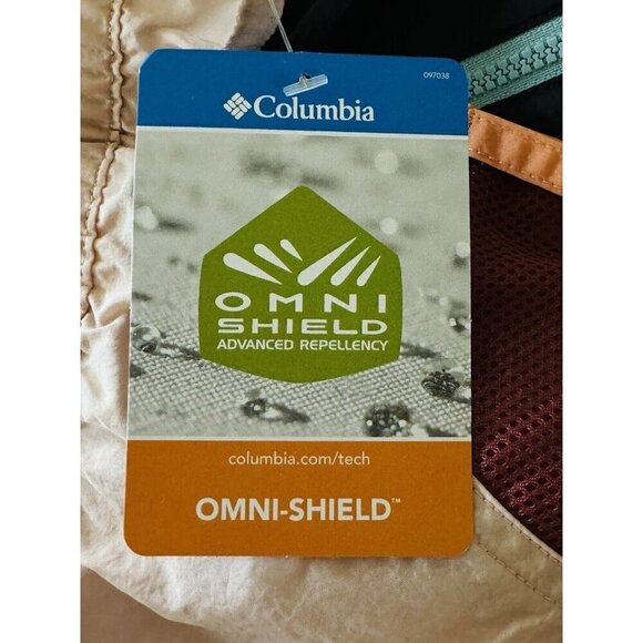 Columbia Riptide Retro Hiking Shorts Dusty Pink Size XXL NEW - Picture 10 of 11